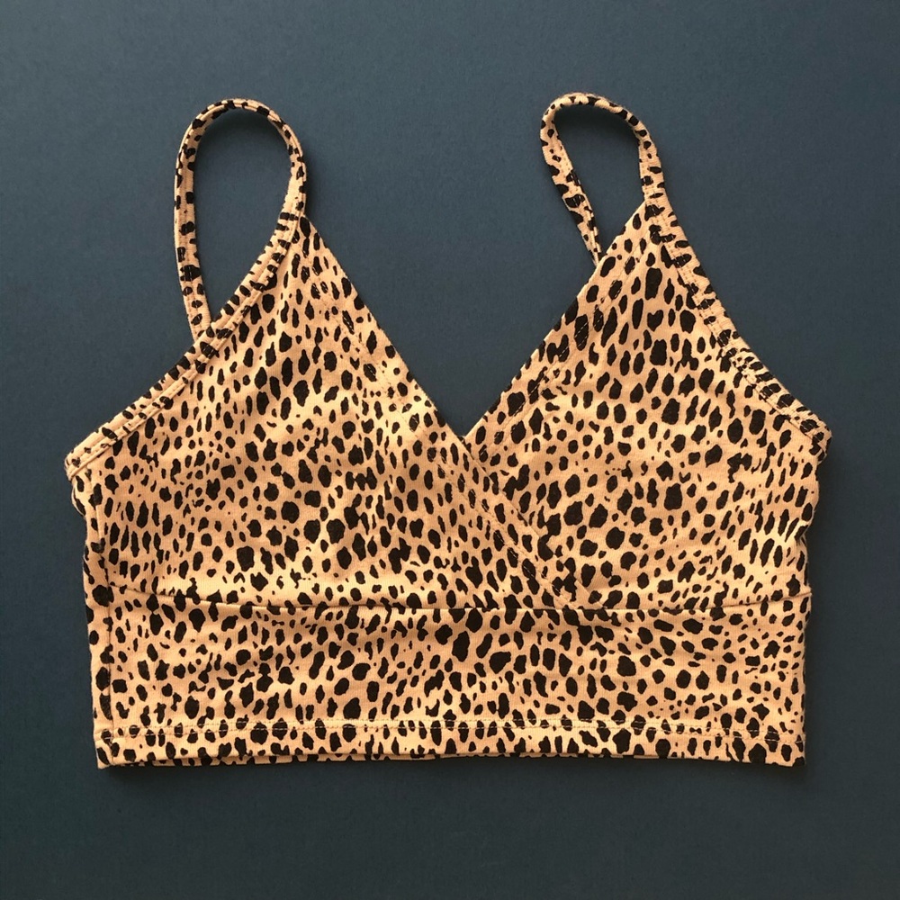 brandy melville cheetah print amara tank